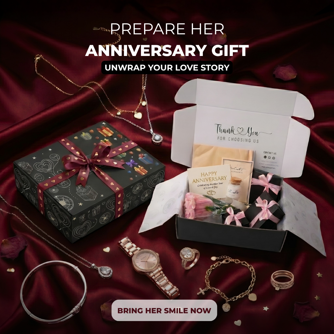 Loftique’s Anniversary Custom Gift Box is here — a premium gifting experience made to celebrate love in the most personal, thoughtful, and unforgettable way. 💍🎁

Customize it your way: choose the gifts, ribbon, wrapping style, add a gift card, and include your own special message to make the moment even more meaningful. 🎀✨

🎉 Special Offer: 15% DISCOUNT on all gift items

🚚 FREE SHIPPING all over Bangladesh

A luxury anniversary surprise — curated by you, delivered by Loftique.






