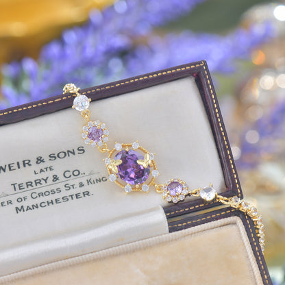 The Butterfly Garden Bracelet is a masterpiece of accessible luxury, featuring an exquisite oval-cut zircon center that radiates a high-end niche appeal. Available in enchanting Sage and Lilac variants, this pull-out bracelet offers a refined fashion statement that brings the delicate beauty of a blooming garden directly to your wrist.