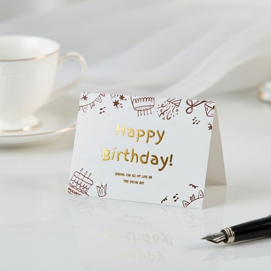 Elegant, minimal, and thoughtfully designed — these Loftique greeting cards add the perfect finishing touch to any gift. With soft floral artwork and a premium feel, they’re made for birthdays, celebrations, and heartfelt moments, turning every present into a complete gifting experience