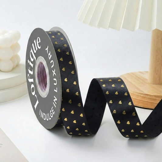 ES Ribbons are designed to add the perfect finishing touch to every gift. Crafted from soft fabric and detailed with elegant gold heart accents, these ribbons instantly elevate your packaging with warmth, love, and a premium feel.