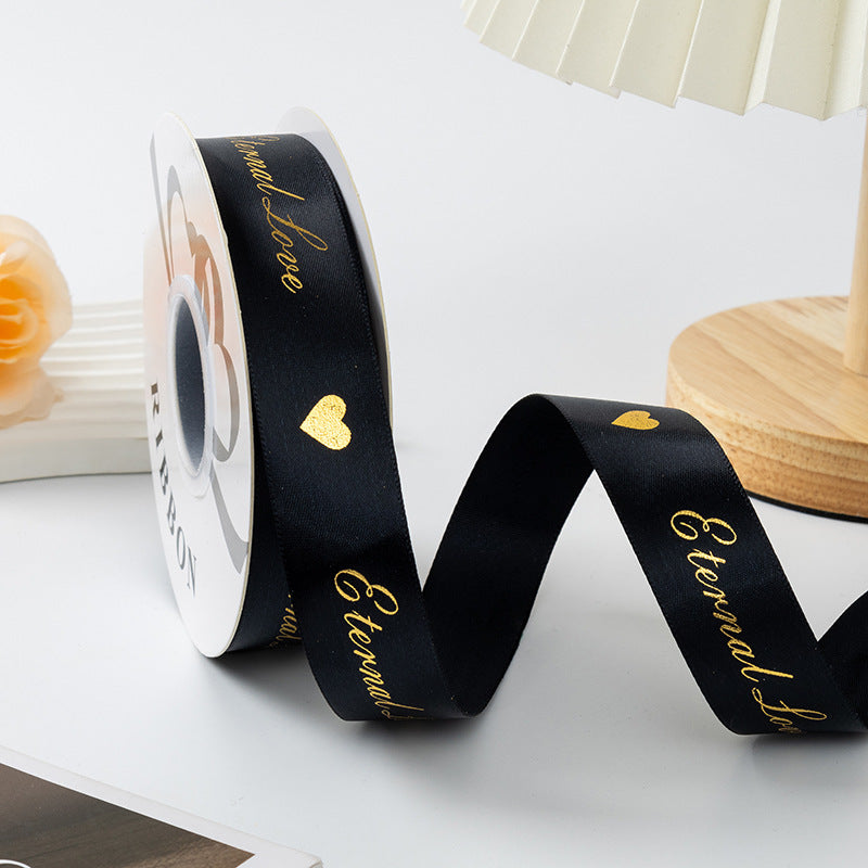 ES Ribbons are designed to add the perfect finishing touch to every gift. Crafted from soft fabric and detailed with elegant gold heart accents, these ribbons instantly elevate your packaging with warmth, love, and a premium feel.