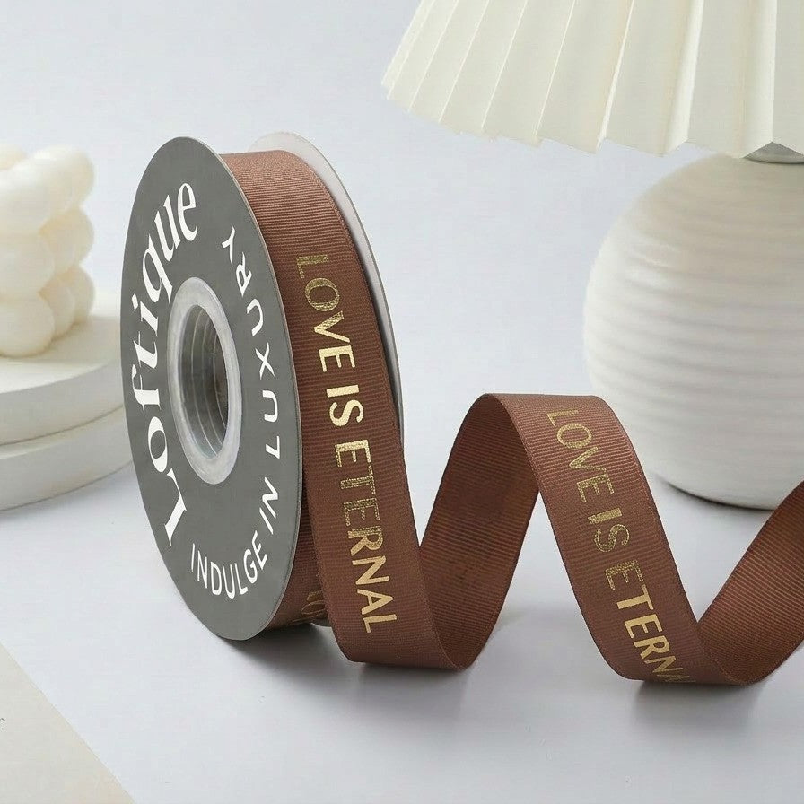 ES Ribbons are designed to add the perfect finishing touch to every gift. Crafted from soft fabric and detailed with elegant gold heart accents, these ribbons instantly elevate your packaging with warmth, love, and a premium feel.