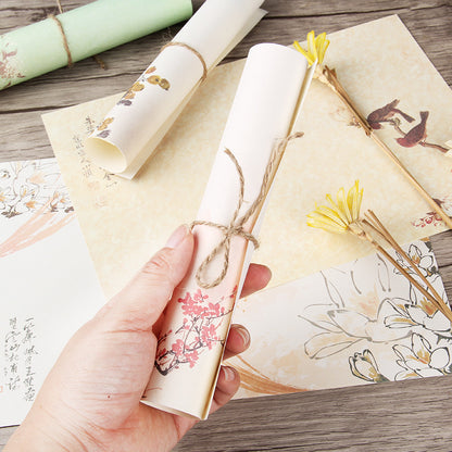 A refined set of ribbon-tied envelopes designed to turn simple messages into heartfelt moments. With rich matte tones and soft satin bows, Vintage Letter Envelope add warmth, elegance, and intention to every gift—because sometimes, the note matters just as much as what’s inside.

Soft vintage-style letter papers with delicate floral and vintage artwork.
Perfect for handwritten notes, journaling, or heartfelt messages.

We'll send you the letter and the envelope randomly with a timeless touch for every meani