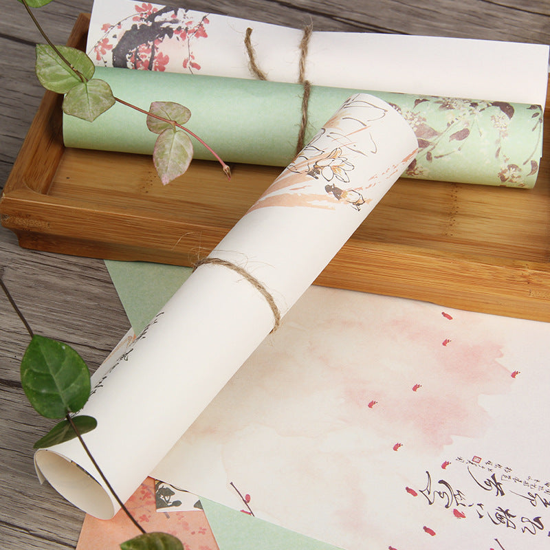 A refined set of ribbon-tied envelopes designed to turn simple messages into heartfelt moments. With rich matte tones and soft satin bows, Vintage Letter Envelope add warmth, elegance, and intention to every gift—because sometimes, the note matters just as much as what’s inside.

Soft vintage-style letter papers with delicate floral and vintage artwork.
Perfect for handwritten notes, journaling, or heartfelt messages.

We'll send you the letter and the envelope randomly with a timeless touch for every meani