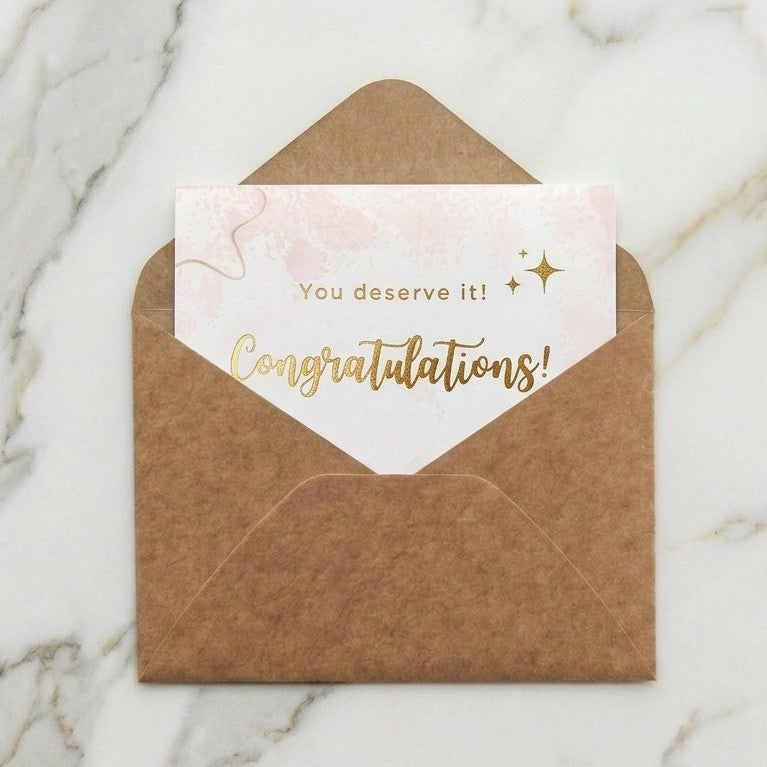 A small envelope carrying big emotions — this heartfelt card transforms simple words into meaningful moments. Whether it’s a warm Eid Mubarak, and Love Note for someone special, or a thoughtful message tucked inside a gift box, this elegant envelope and card set turns every message into a keepsake worth remembering.