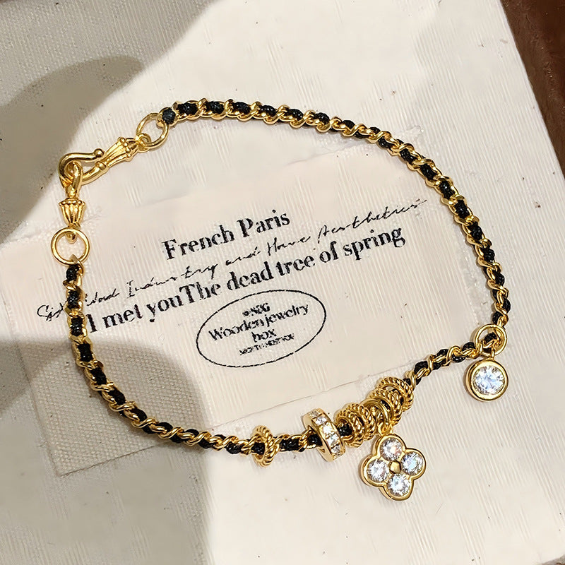 Auric Clover Twist Bracelet