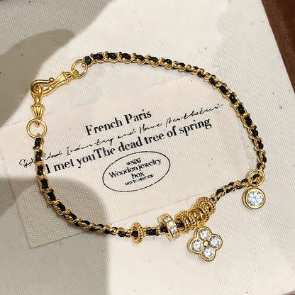 Auric Clover Twist Bracelet