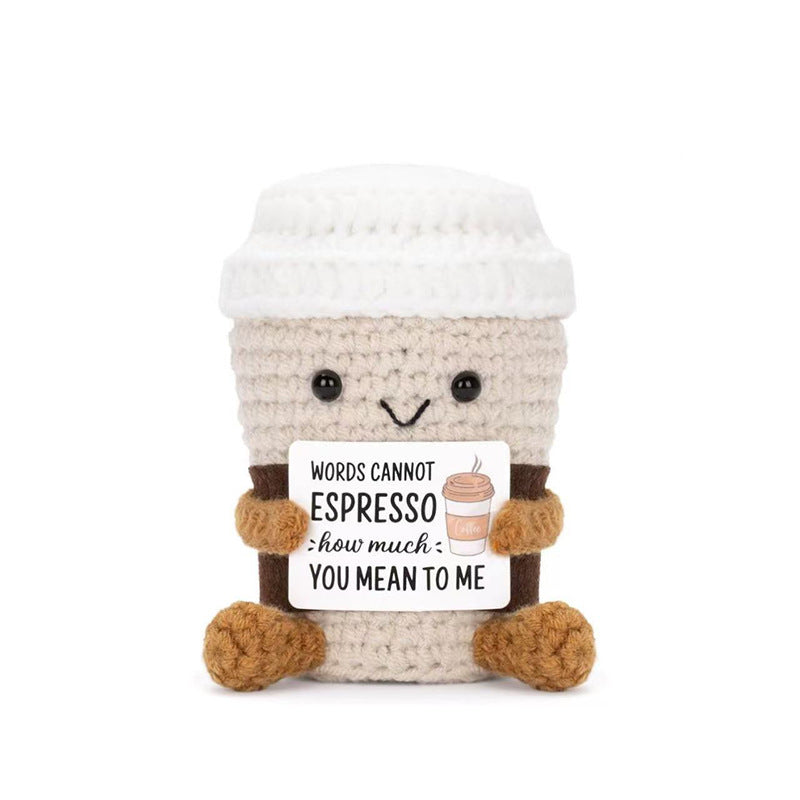 A tiny Plushie that feels cozy at the center, with a heartwarming message as its frame made to sit in a pocket, on a desk, or inside a gift box like a little daily reminder.