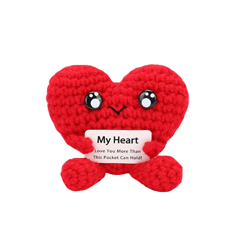 A tiny Plushie that feels cozy at the center, with a heartwarming message as its frame made to sit in a pocket, on a desk, or inside a gift box like a little daily reminder.