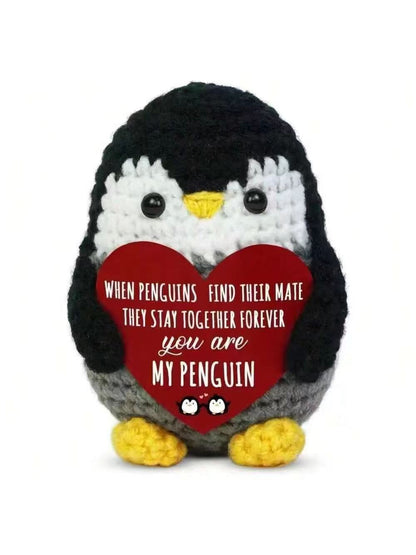 A tiny Plushie that feels cozy at the center, with a heartwarming message as its frame made to sit in a pocket, on a desk, or inside a gift box like a little daily reminder.