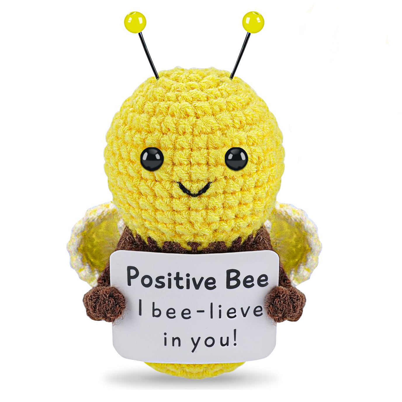 A tiny Plushie that feels cozy at the center, with a heartwarming message as its frame made to sit in a pocket, on a desk, or inside a gift box like a little daily reminder.