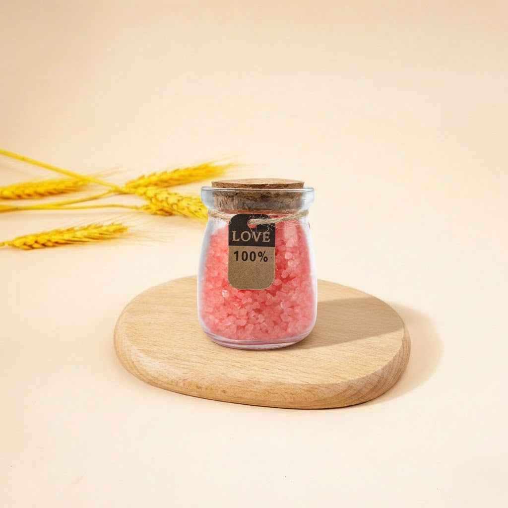 A soothing ritual bottled in elegance — Serene Bath Salt transforms ordinary baths into moments of calm, clarity, and self-care. Infused with mineral-rich sea salt crystals, this gentle exfoliating soak helps refresh tired skin, balance oil, and melt away the weight of a long day. The soft, aesthetic crystal tones turn every bath into a spa-like escape — because relaxation should feel as beautiful as it looks.