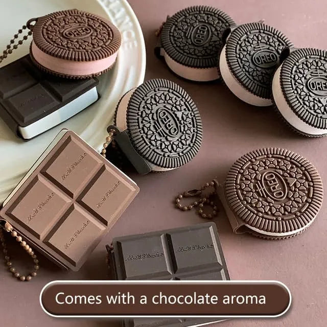 Indulge your sweet tooth without the calories with these adorable, sweet-scented notepads! Available in iconic Oreo and Chocolate bar designs, these pocket-sized treats add a playful touch to your desk or bag. They make a meaningful, whimsical gift for stationery lovers and are perfectly portable for jotting down notes on the go.
