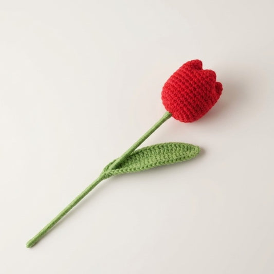 A gentle bloom wrapped in softness, the Tulira Plush Bloom captures the charm of a tulip in a cozy, handcrafted form. Its plush texture and minimal silhouette bring a calm, aesthetic beauty that feels warm, delicate, and effortlessly sweet.