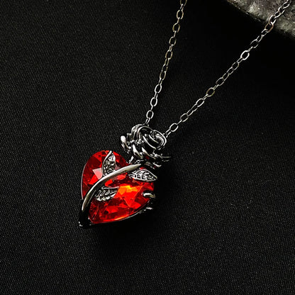 Midnight Scarlet Necklace